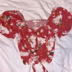 Flower Crop Top